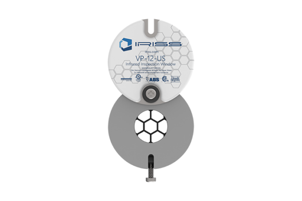 VP-12-US Series ultrasound inspection port by IRISS for consistent acoustic data collection.