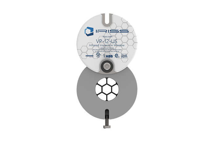 VP-12-US Series ultrasound inspection port by IRISS for consistent acoustic data collection.